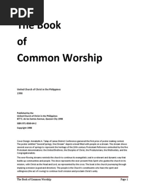 The Book Of Common Worshippdf Mass Liturgy Eucharist - 