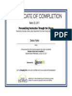 Webinar Certificate