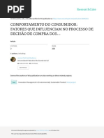 Comportamento Do Consumidor Fatores Que Influencia
