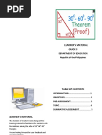 Learner'S Material: Grade 9 Department of Education Republic of The Philippines