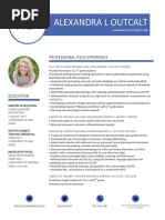 alexandra outcalt educator resume