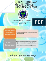 Pengertian, Prinsip Dasar Dan Jenis - Jenis Bioteknologi