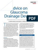 Advice On Glaucoma Drainage