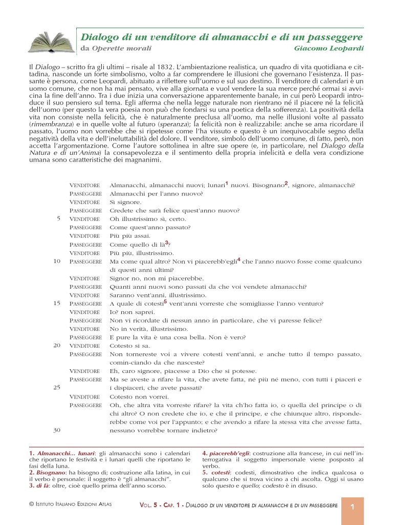 Dialogo Della Natura E Di Un Islandese Leopardi Analisi