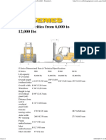 Sellick Equipment Limited - S Series Rough Terrain Forklift - Standard Features