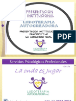 Presentacion Institucional Ludoterapia Autocreadora AC 2017