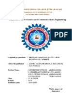 Department of Electronics and Communications Engineering: Kuppam Engineering College, Kuppam-517425