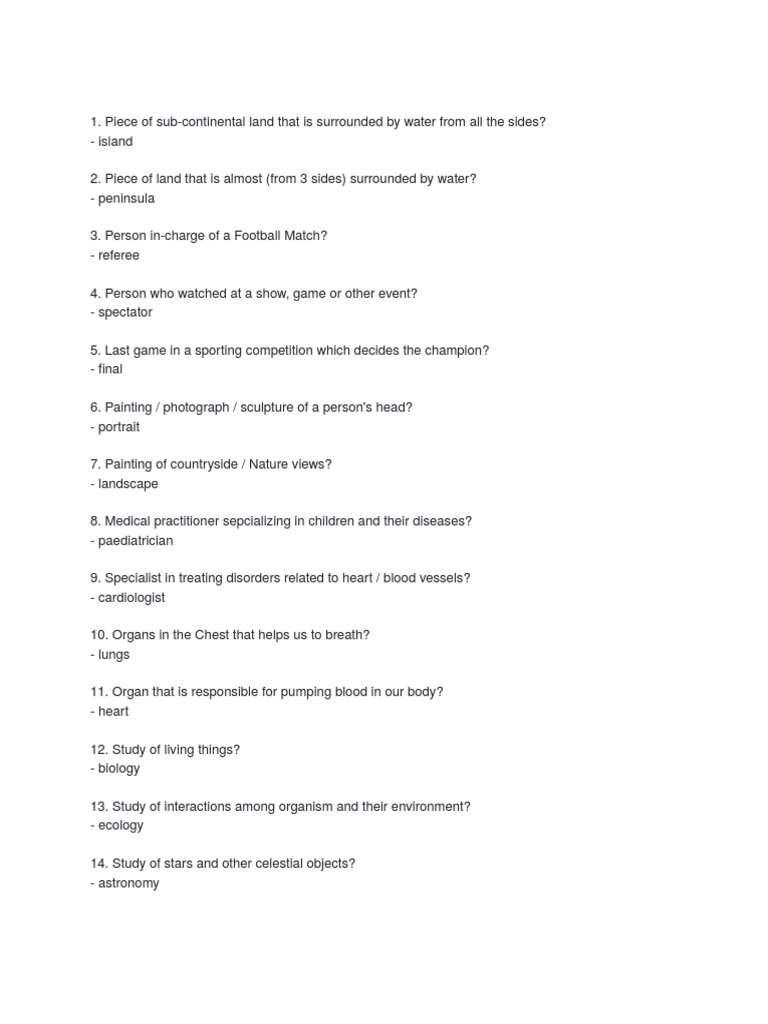 Answer Short Questions Latestv for PTE Heart Wellness