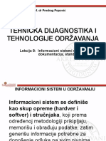 VIII Odrzavanje Inform Sistem PP