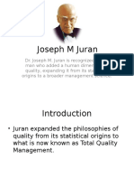 Joseph Juran -Quality Guru