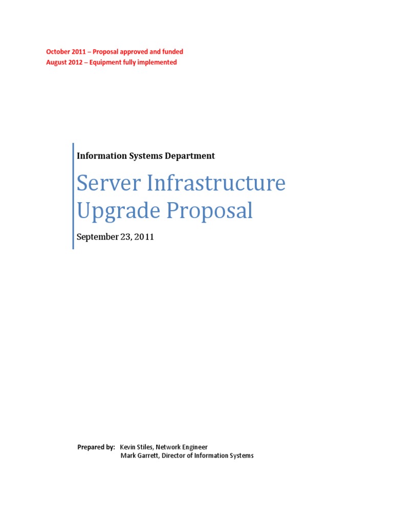 HP 3000 Virtualization Proposal | PDF | Virtualization | Server (Computing)