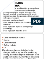 ANALISIS HASIL WAWANCARA Psikologi