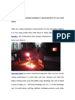 What Are Casting Technique's Characteristics of Cast Steel China