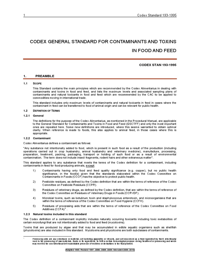 Codex stan 193 1995 pdf