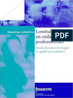 Meyer - Lombalgies en Milieu Professionnel PDF