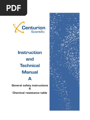 Centurion Tech Manual A Centrifuge Sulfur