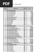 Electrical Centre Price List PDF