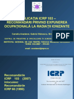 Recomandari Privind Expunerea Ocupationala La Radiatii Ionizante