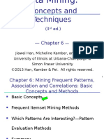 Chapter 6. Mining Frequent Patterns, Associations and Correlations - Basic Concepts and Methods
