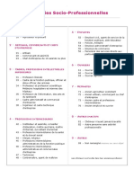 Catégories Socio-Professionnelles: Griculture Mployes