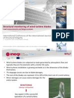 Structural Monitoring of Wind Turbine Blades