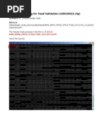Feed Validation GBS00022