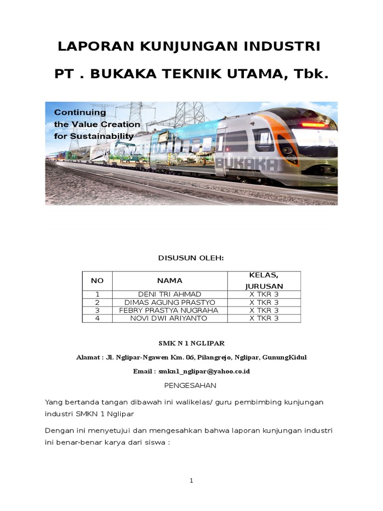 190229922 Laporan Kunjungan Industri BUKAKA