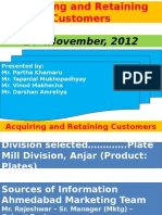 Acquiring and Retaining Customers-VM