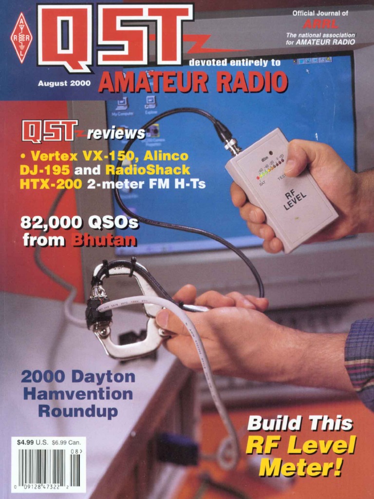 08 August 2000 QST PDF Amateur Radio Radio