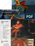research assignment- the fool historically