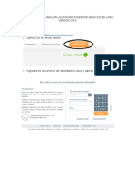 Instructivo para Realizr Las Inscripciones Por Servicios en Linea Version 2016