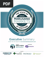 ArcView Group Executive Summary: The State of Legal Marijuana Markets 5th Edition