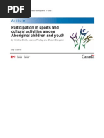 Download Participation in sports and cultural activities among Aboriginal children and youth by tehaliwaskenhas SN34291895 doc pdf