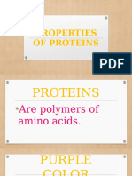 Properties of Proteins