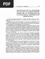 Hellin - Alocucion de Pio XII a Los Jesuitas