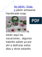 Flores de Jabón  Soap Flowers jabón artesanal Handmade soap.docx