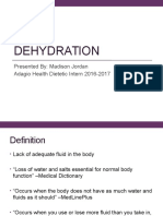Dehydration Presentation