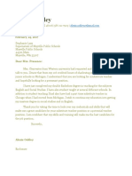 Fake Cover Letter