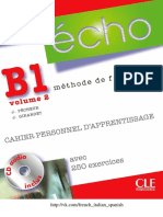 Écho B1 2 Cahier 