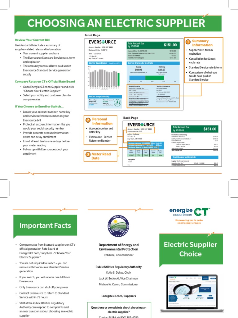 Eversource Kilowatt Hour Electricity