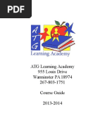 Course Guide 2013 2014 Revised