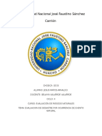 Informe de Evaluación de Riesgos Naturales