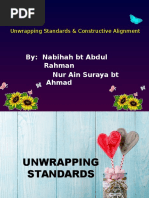 Unwrapping Standards & Constructive Alignment