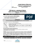 Fundep 2014 if Sp Tecnico de Laboratorio Automacao Industrial Prova (1)