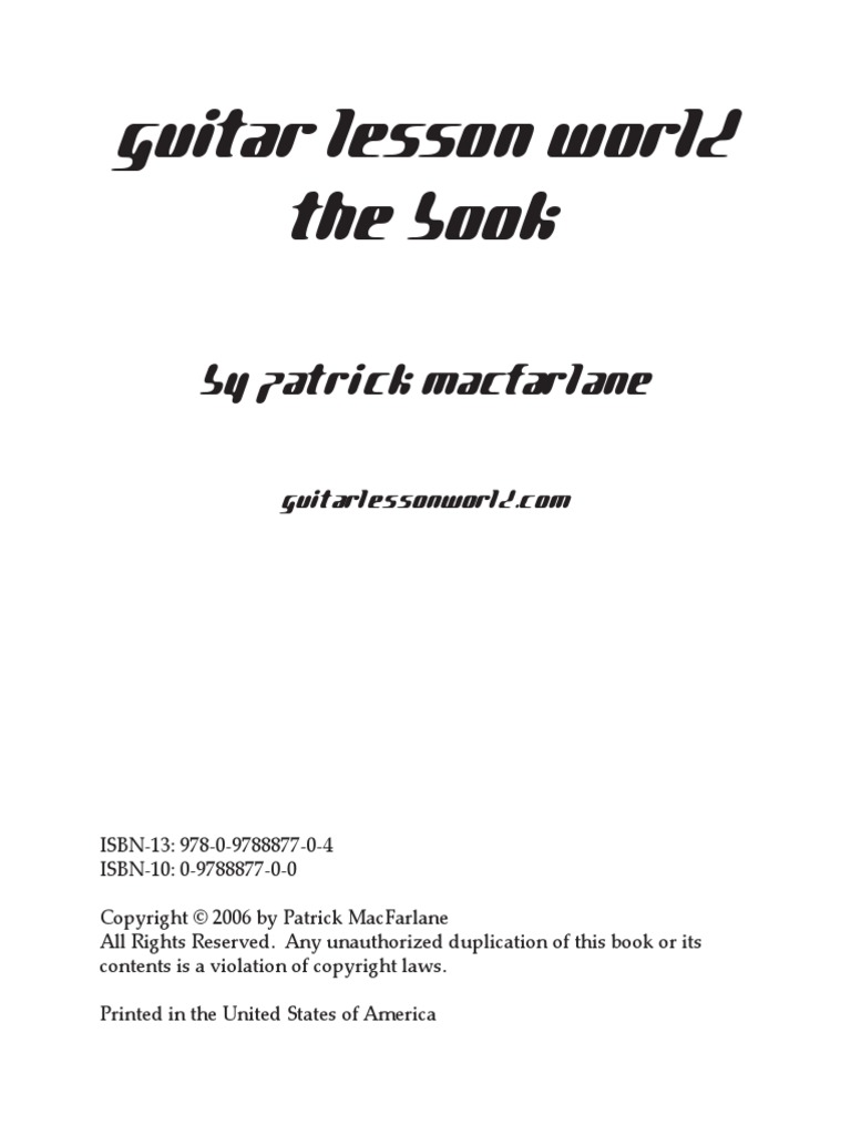 Guitar Lesson World PDF | PDF | Chord (Music) | Guitars