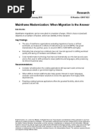 Gartner Research Mainframe Modernization