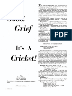 Cricket Articles