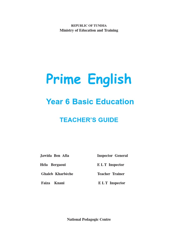 Teacher's Guide - Year 6 Basic Education PDF | PDF | Reading ...