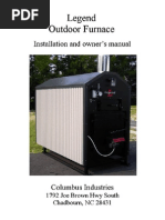 Legend Outdoor Wood Furnace Manual