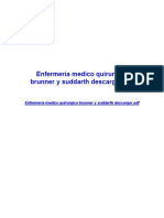 Enfermeria Medico Quirurgica Brunner y Suddarth Descargar PDF